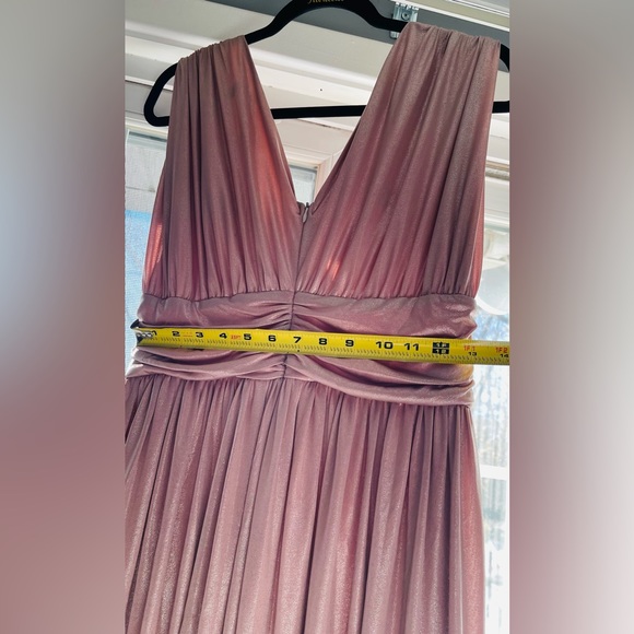 Floor length maternity dress | Champagne color| Size 32 - Picture 8 of 17